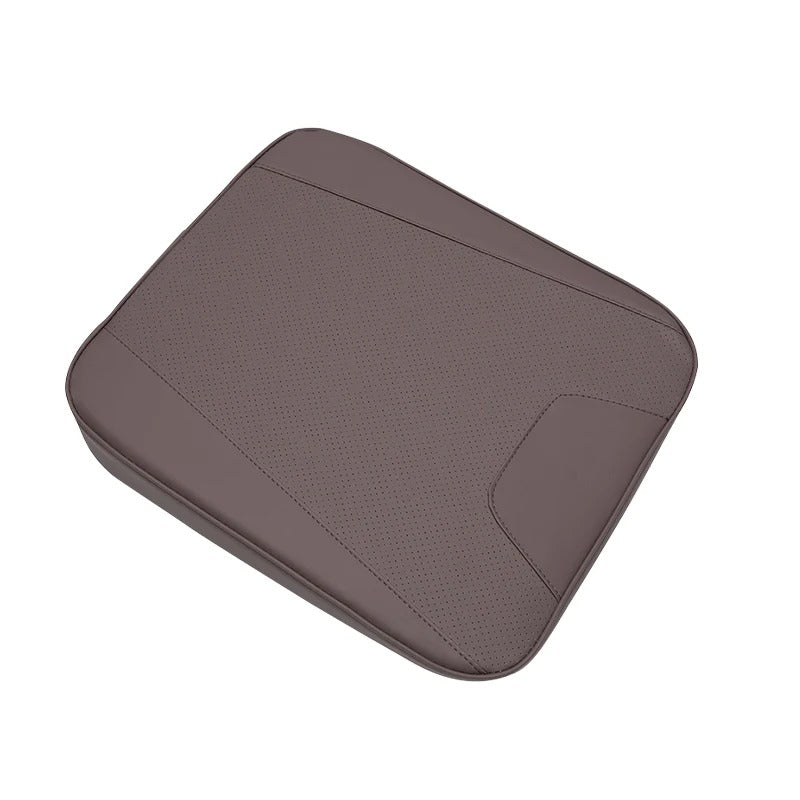 Nappa-Style Leather Car Seat Cushion – Universal Breathable Mat for Vehicle Interior - Delicate Leather  