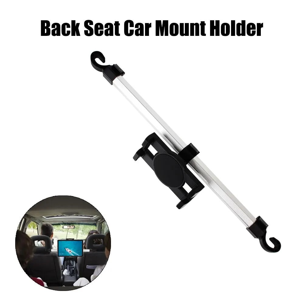 Tablet Car Stand Clamp - 13'' Car Rear Pillow Phone Holder for iPad Pro 12.9 - Seat Rear Headrest Mounting Bracket