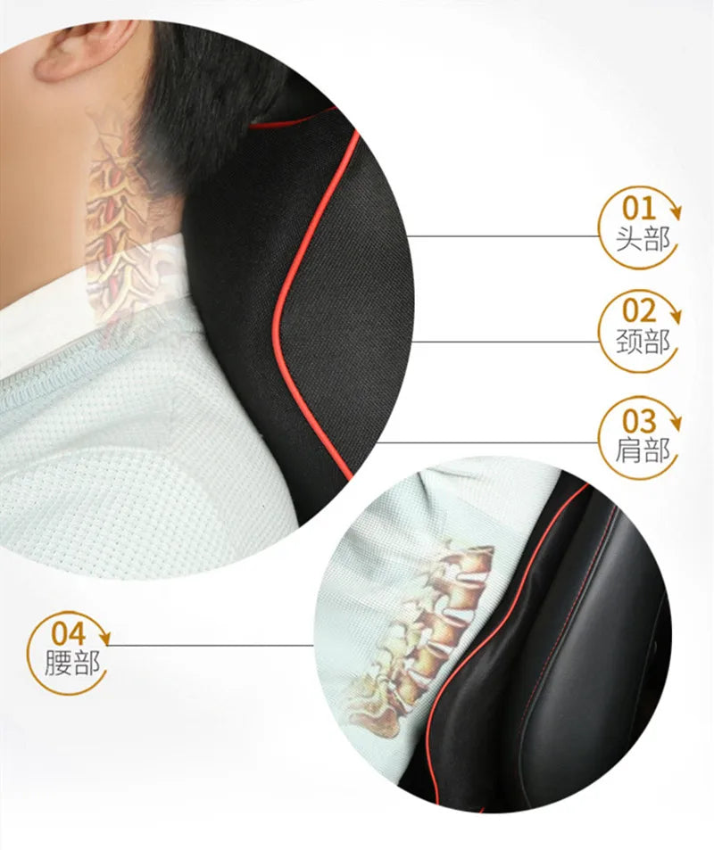 Car Lumbar Support & Neck Pillow Kit – Ergonomic Memory Foam Cushion for Back & Muscle Pain Relief