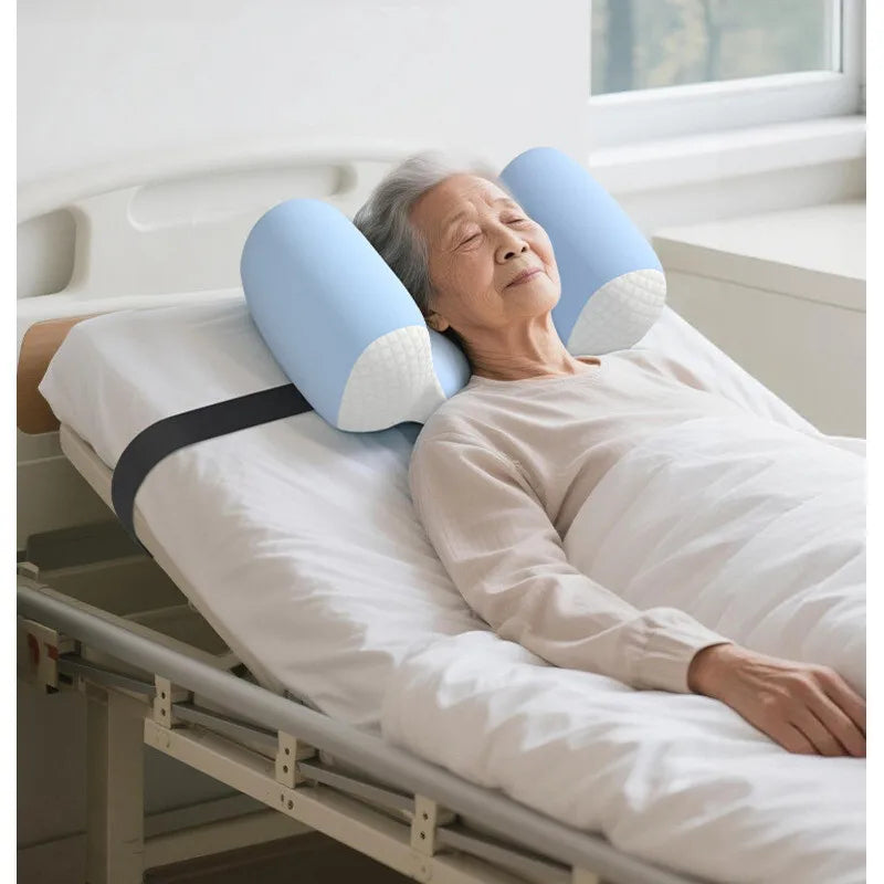 Contour Sleeping Pillow – Positioning Support Pillow for Back or Side Sleeping - Delicate Leather  