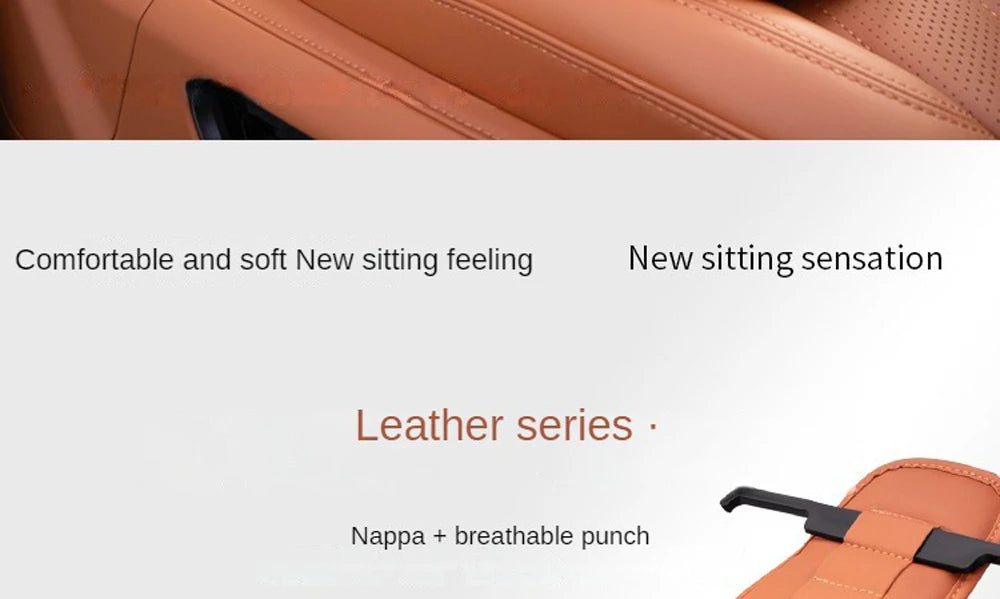 Car Seat Cushion Nappa Leather Car Seat Cover Universal, Custom For Cars, Seat Cushion for Car.