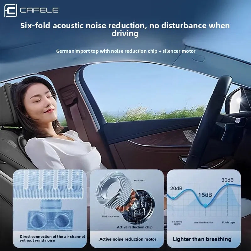 Universal Car Seat Ventilation Cover – Breathable Cooling Cushion for Summer Comfort - Delicate Leather  