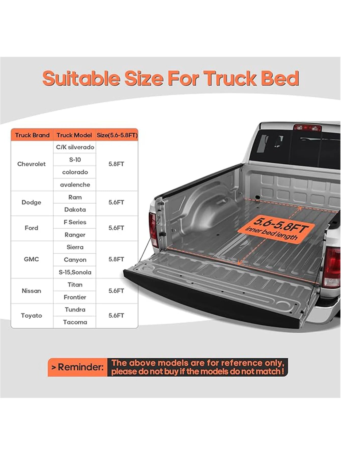 Waterproof Truck Bed Tent for 5.6-5.8FT Pickup – PU2000mm with Carry Bag, Large Space for 2-Person Sleeping 15