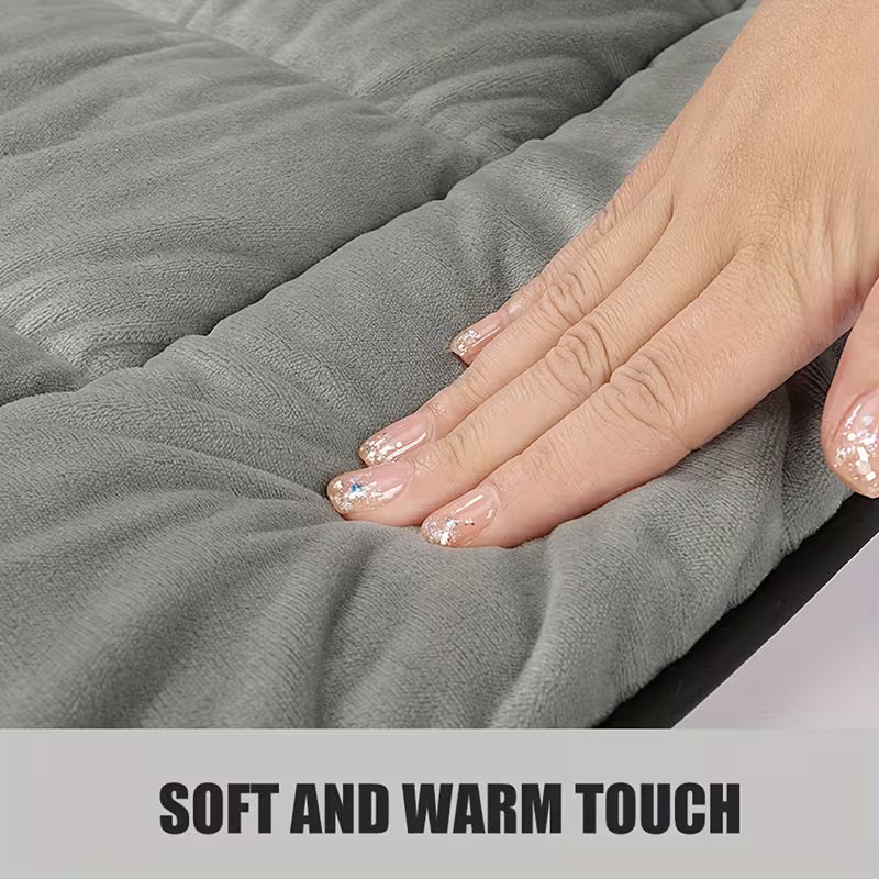 Universal Car Seat Cushion, Soft Plush Seat Pad for Front Seats, Warm Autumn & Winter Car Seat Cover - Delicate Leather