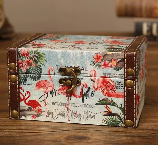 European Vintage Storage Box - Desktop Cosmetics Sundry Storage Box, Leather Candy Box, Gift Box