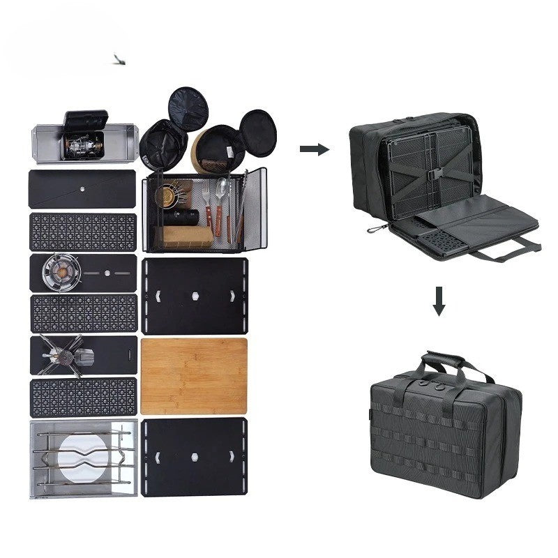 Large Capacity Outdoor Storage Bag – Tactical IGT Module Organizer - Delicate Leather  