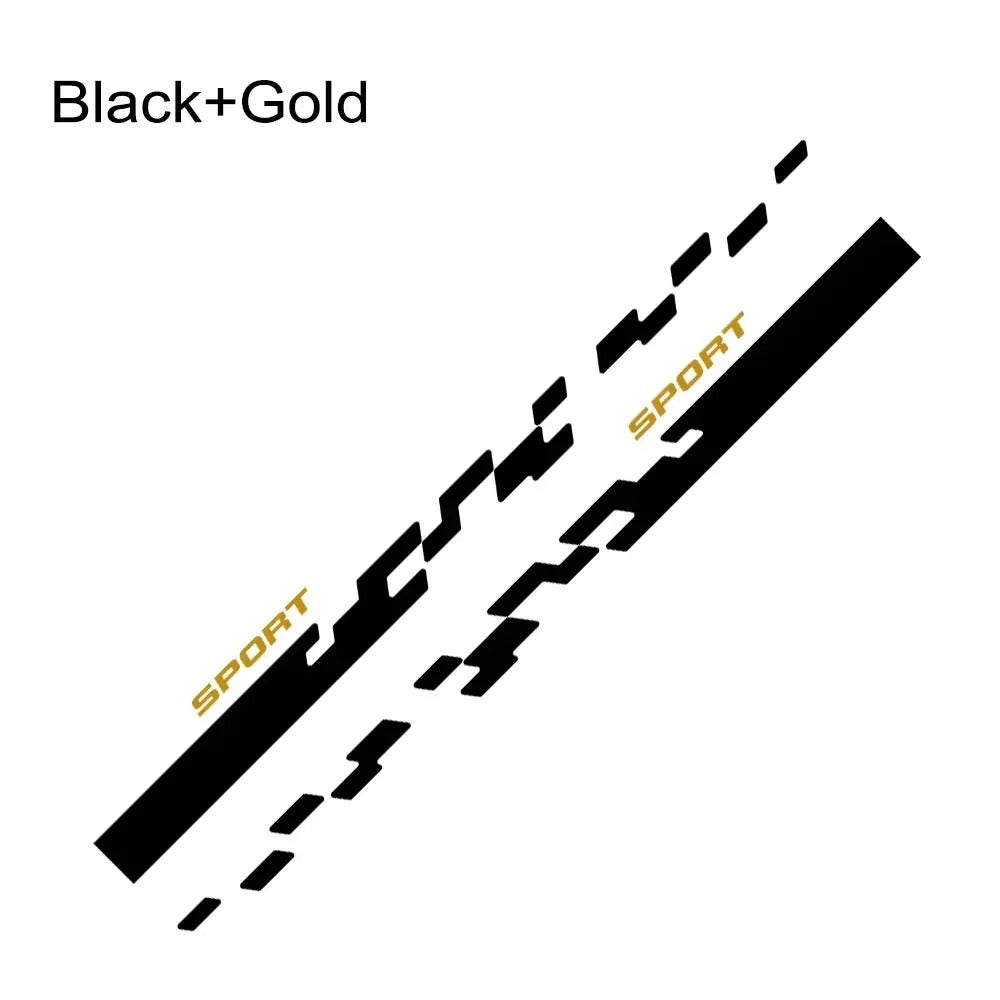 Car Side Stripe Graphics Vinyl Decal Kit – PVC Exterior Body Stickers