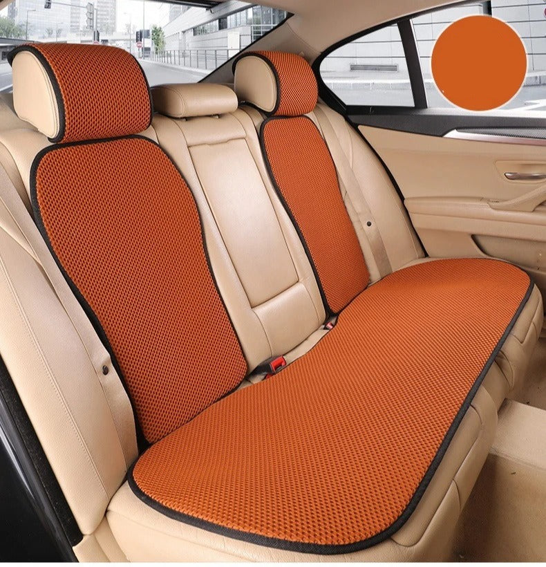 Ice Silk Car Seat Cushion – Universal Breathable Anti-Slip Cooling Seat Cover - Delicate Leather