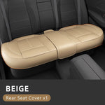 Nappa Leather Car Seat Covers – Waterproof, Universal Fit with Surround Bottom Design | Luxury Seat Protector for Cars, SUVs, Pickups - Delicate Leather