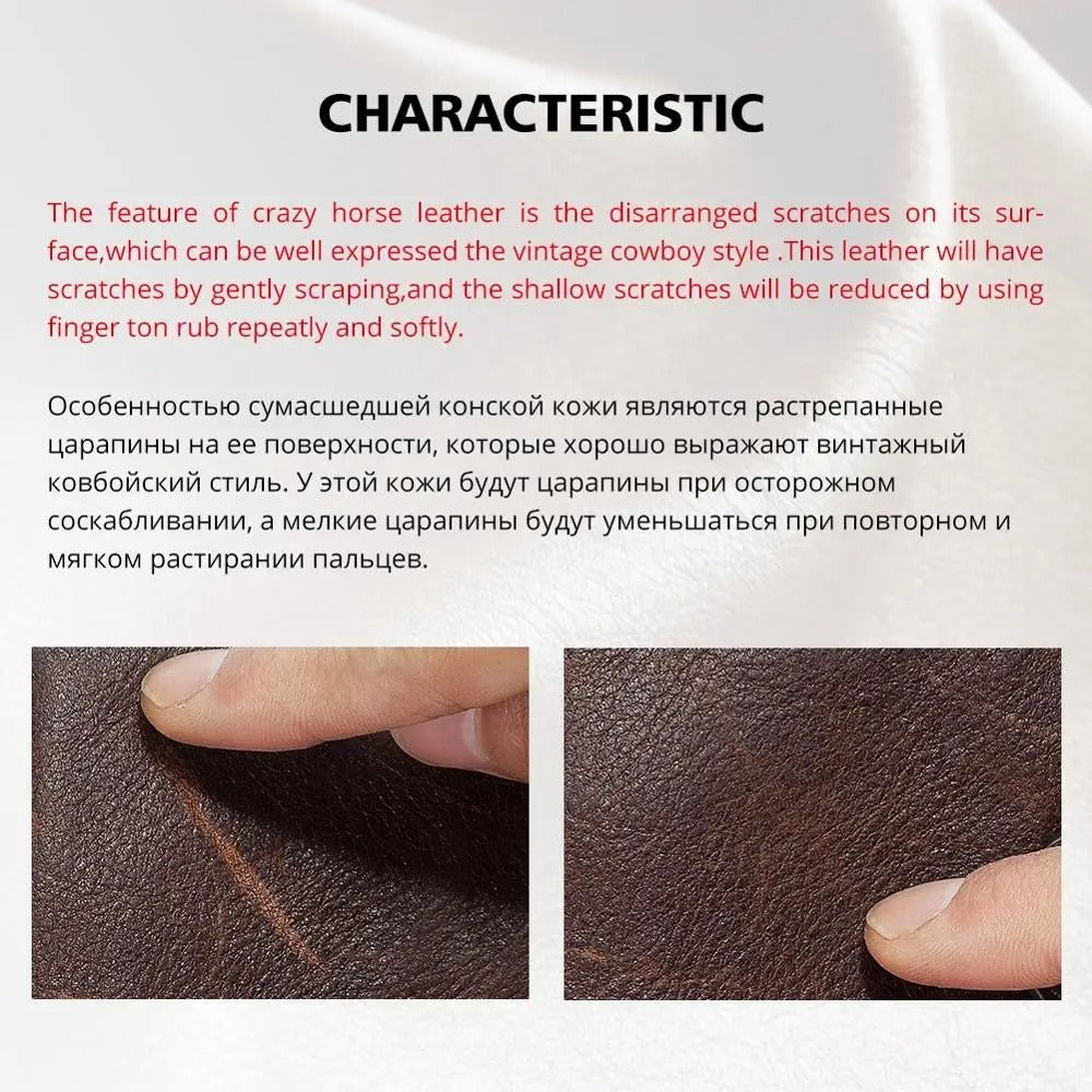 Genuine Leather Men's Shoulder Bag Vintage Cross Bags Large Capacity Male Messenger Tote Bag Travel Bolso Hombres