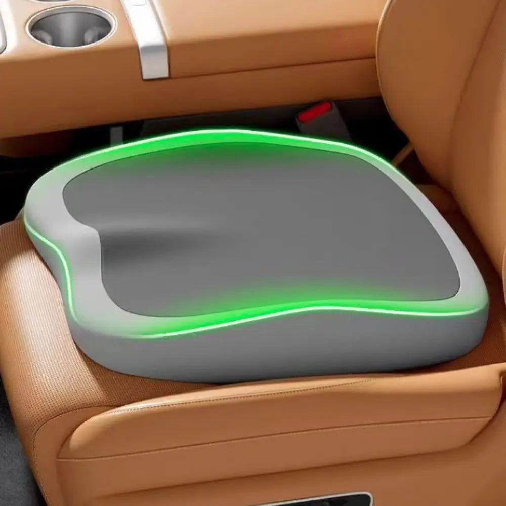 Ergonomic Office Chair Cushion – Soft Thickened Slow Rebound Seat Pad, Anti-Slip Comfort Cushion for Home, Car & Student Use - Delicate Leather  