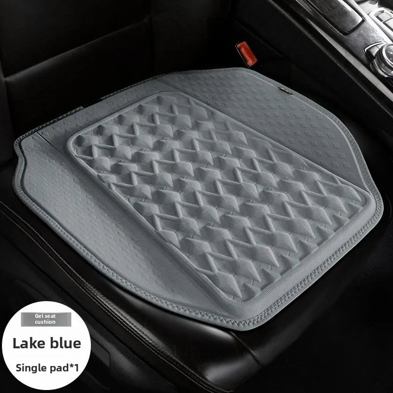 Gel Car Seat Cushion – Breathable Ventilated Non-Slip Universal Seat Pad - Delicate Leather  