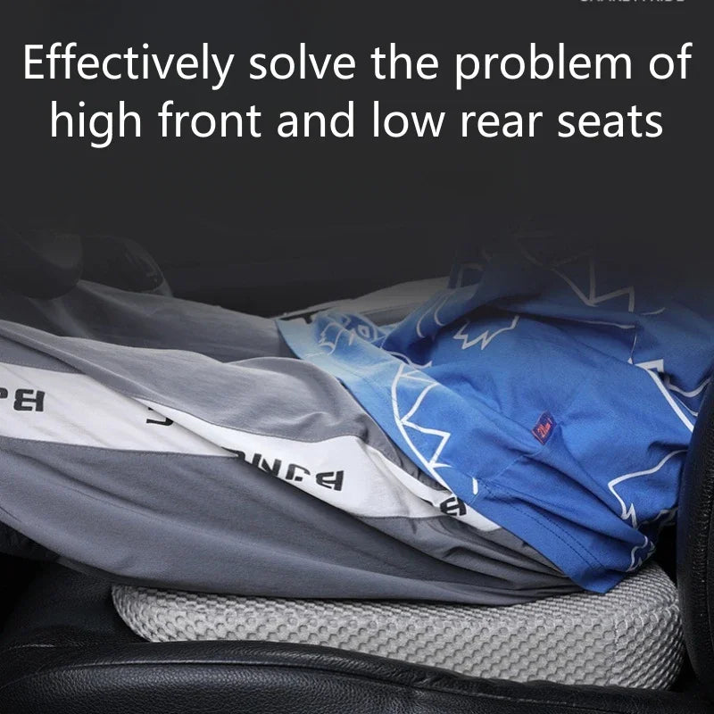 Thickened Memory Foam Car Seat Height Pad – Anti-Slip Cushion for Comfortable Driving - Delicate Leather  