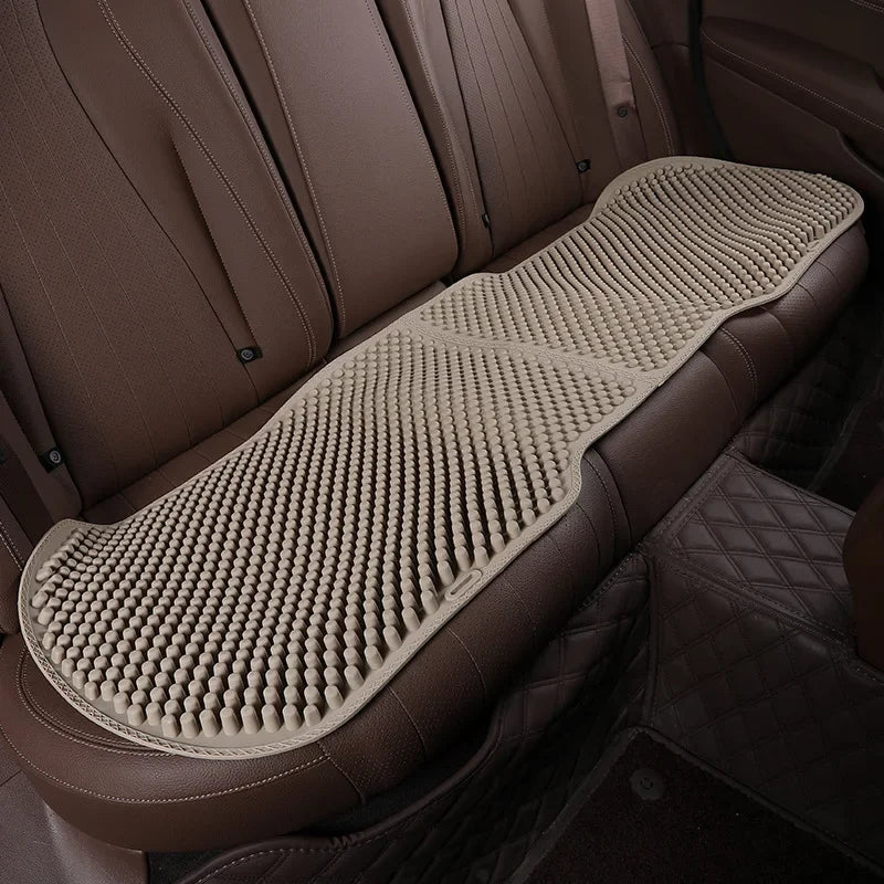 Silicone Non-Slip Car Seat Cushion – Universal Four-Season Cooling Breathable Seat Cover for Car, Office, and Home Use - Delicate Leather  