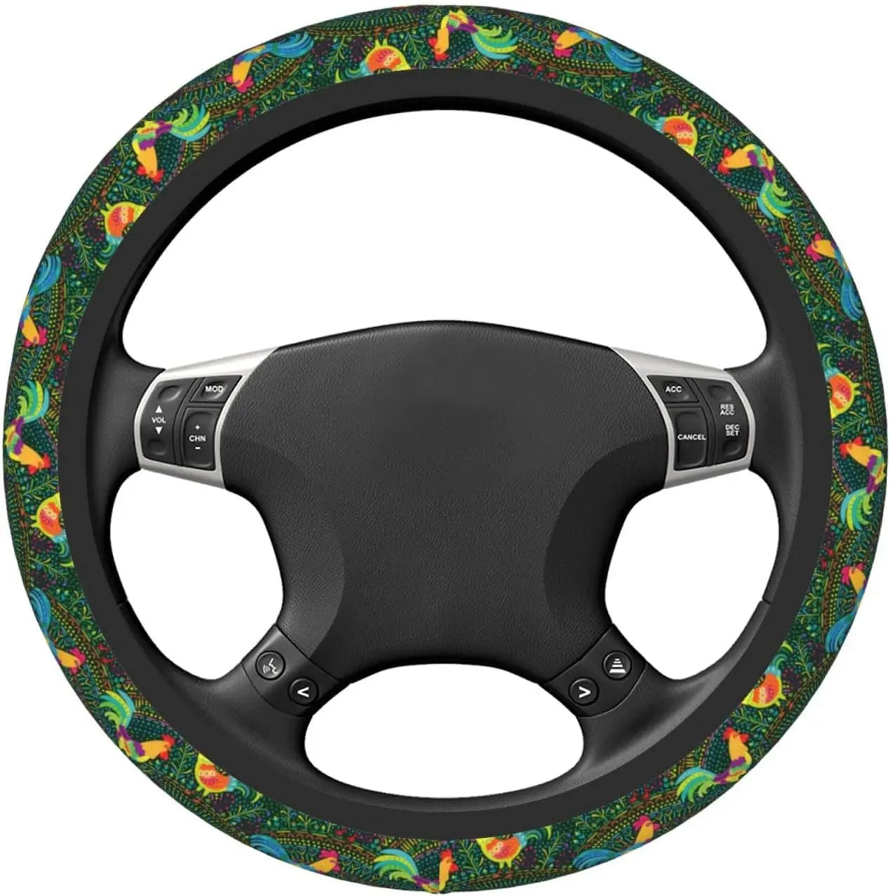 Roosters Steering Wheel Cover, Car Steering Wheel Cover , Car Accessories 03