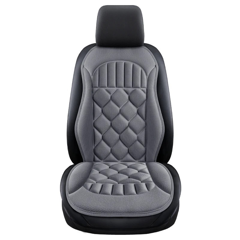 Universal Linen Car Seat Cushion – Four-Season Breathable Anti-Slip Seat Protector - Delicate Leather