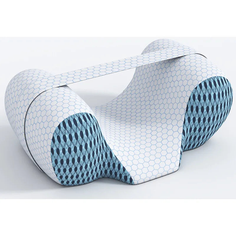 Contour Sleeping Pillow – Positioning Support Pillow for Back or Side Sleeping - Delicate Leather  