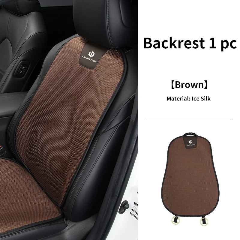 Breathable Ice Silk Car Seat Cushion – Non-Slip Universal Seat Pad