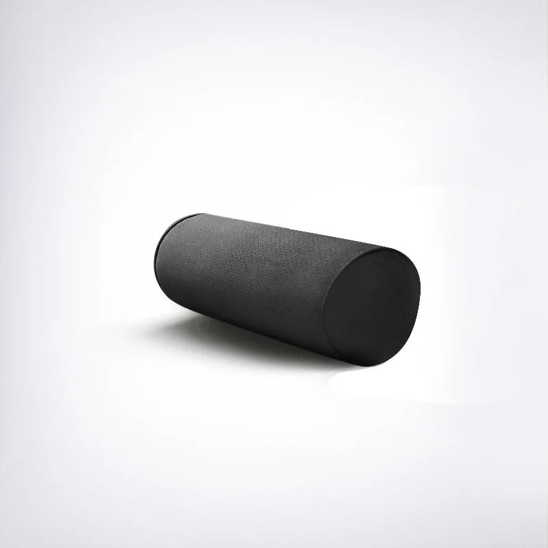 Alcantara Car Headrest Neck Pillow – Round High-End Headrest for Volvo and Universal Use - Delicate Leather