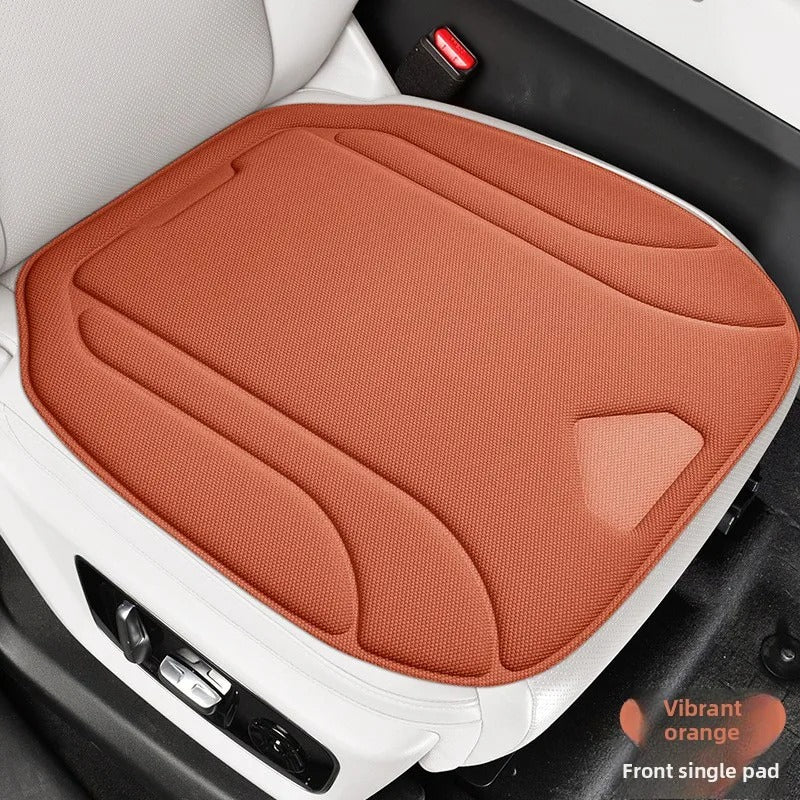 Universal Seaweed Fiber Car Seat Cover – Breathable Non-Slip Luxury Seat Protector - Delicate Leather