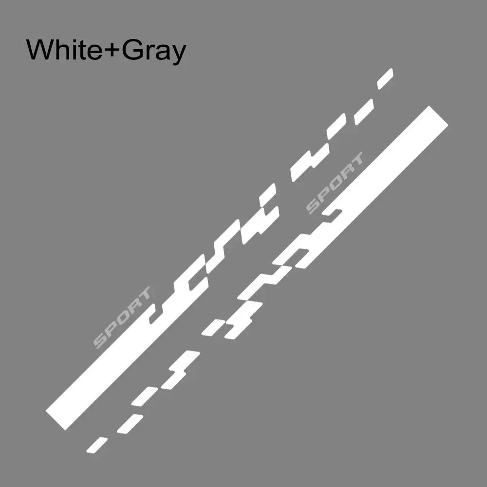 Car Side Stripe Graphics Vinyl Decal Kit – PVC Exterior Body Stickers
