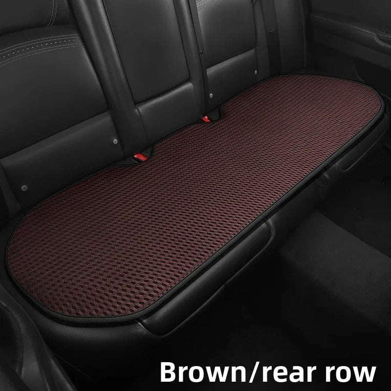 Universal Ice Silk Car Seat Cushion – Breathable Anti-Slip Summer Seat Cover - Delicate Leather