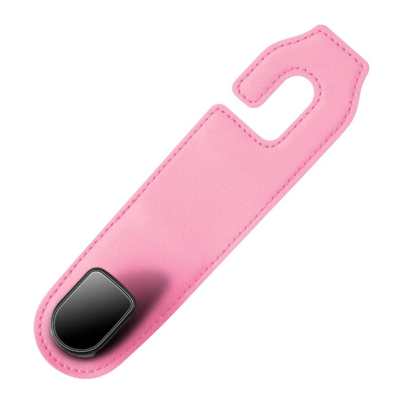 Leather Car Seat Headrest Hook – Auto Seat Back Hanger for Storage & Organization - Delicate Leather
