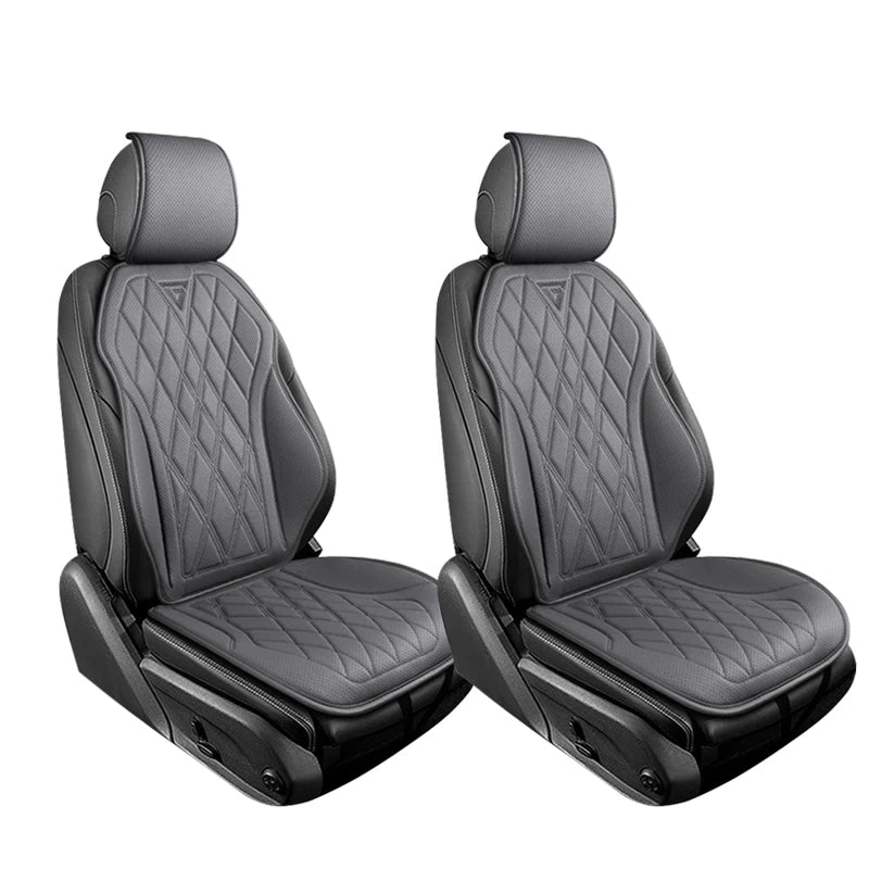 Nappa Leather Car Seat Cushion – Breathable Universal Front Seat Cover - Delicate Leather  