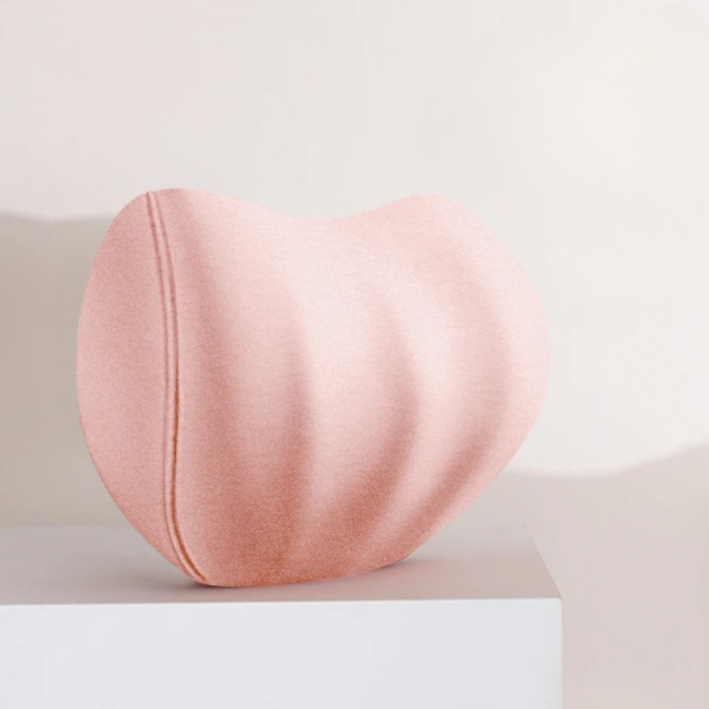 Memory Foam Car Neck Pillow – Headrest Cushion for Seat Support - Delicate Leather  