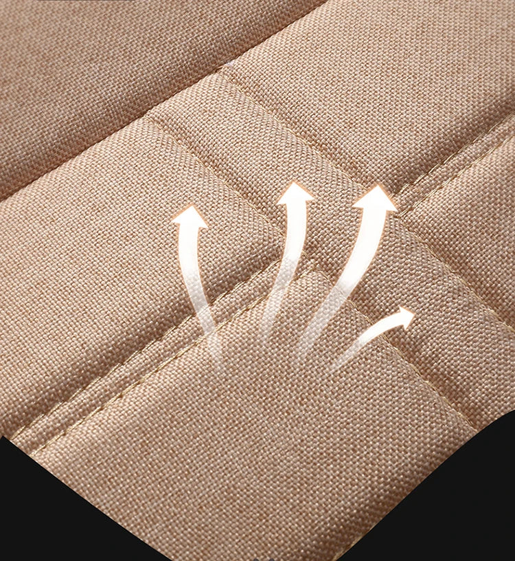Breathable Universal Car Seat Covers – Front & Rear Protection for Auto Interior - Delicate Leather  