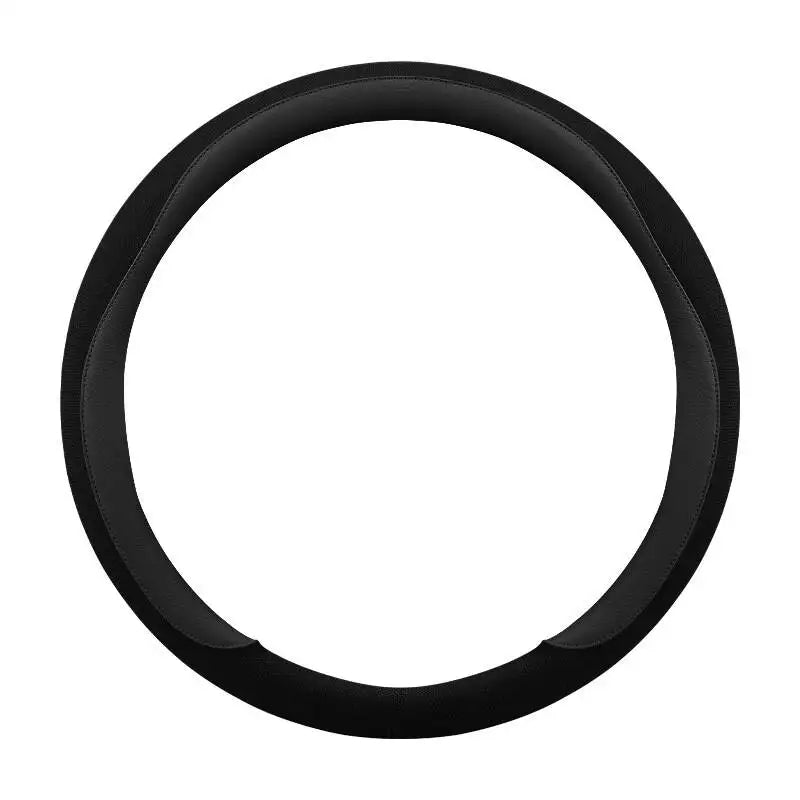 Breathable 38cm Steering Wheel Cover – Universal Non-Slip Car Handle Protector, Suitable for Most 15in Steering Wheels - Delicate Leather  