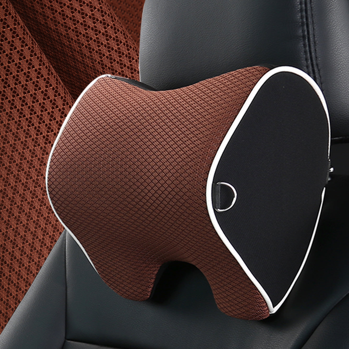 3D Memory Foam Adjustable Therapeutic Car Seat Neck Headrest Support Pillow