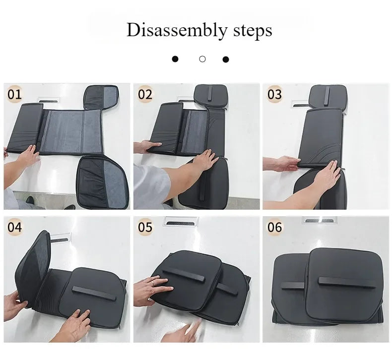 Luxury Foldable Car Trunk Organizer – PU Leather Storage Box with Lid and Sturdy Handle - Delicate Leather  