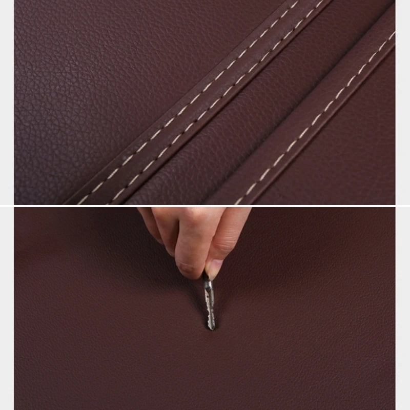 Car Seat Anti-Kick Mat – Back Seat Protector Cover for Children, Anti-Dirty Pad - Delicate Leather  