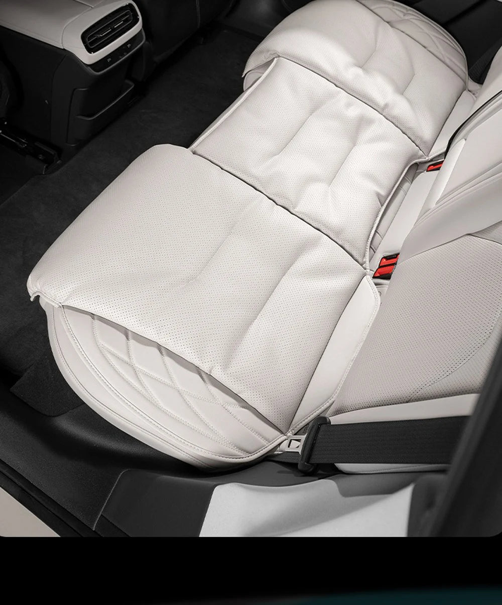 NAPPA Leather Car Seat Cushion Protective Auto Seat Cover Pad for Vehicles Universal Fit