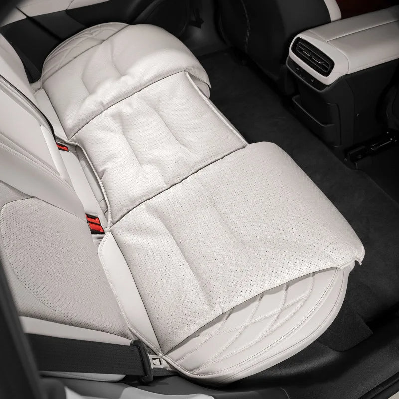 NAPPA Leather Car Seat Cushion Protective Auto Seat Cover Pad for Vehicles Universal Fit