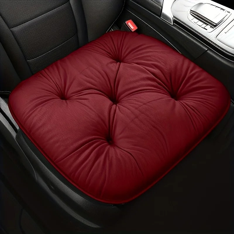 Breathable Polyester Car Seat Cover – Universal All-Inclusive Front Seat Cushion - Delicate Leather
