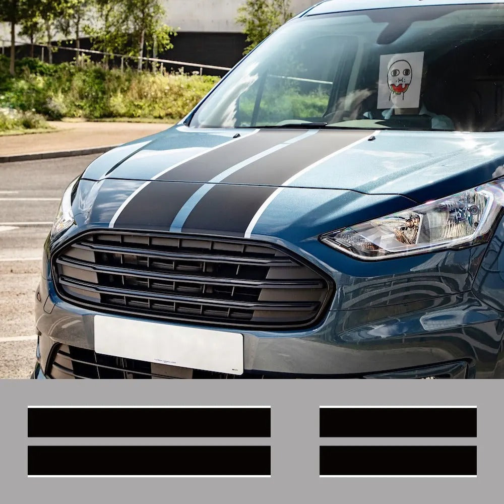 Camper Van Rear Door & Body Vinyl Decal Kit – PVC Exterior Stickers - Delicate Leather