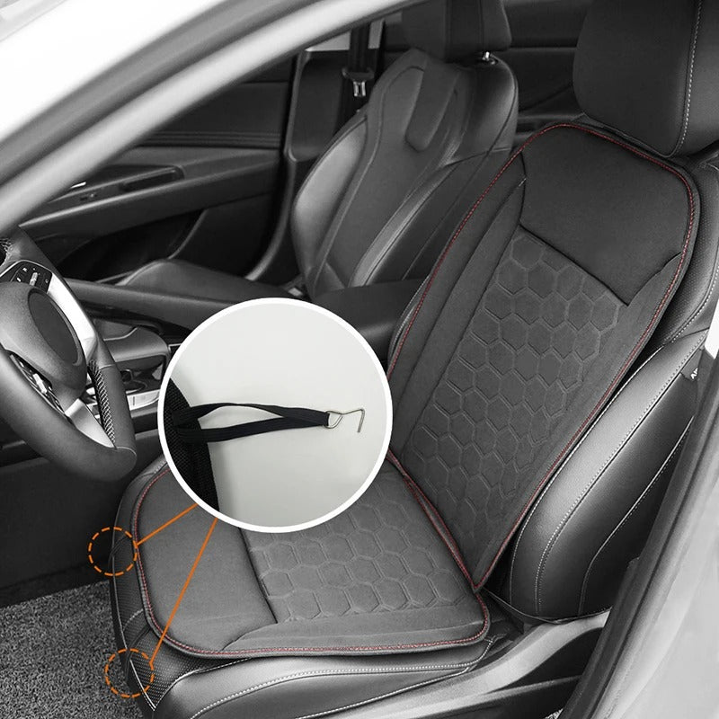 Universal Honeycomb Car Seat Cushion – Breathable Heat-Dissipation Seat Protector - Delicate Leather