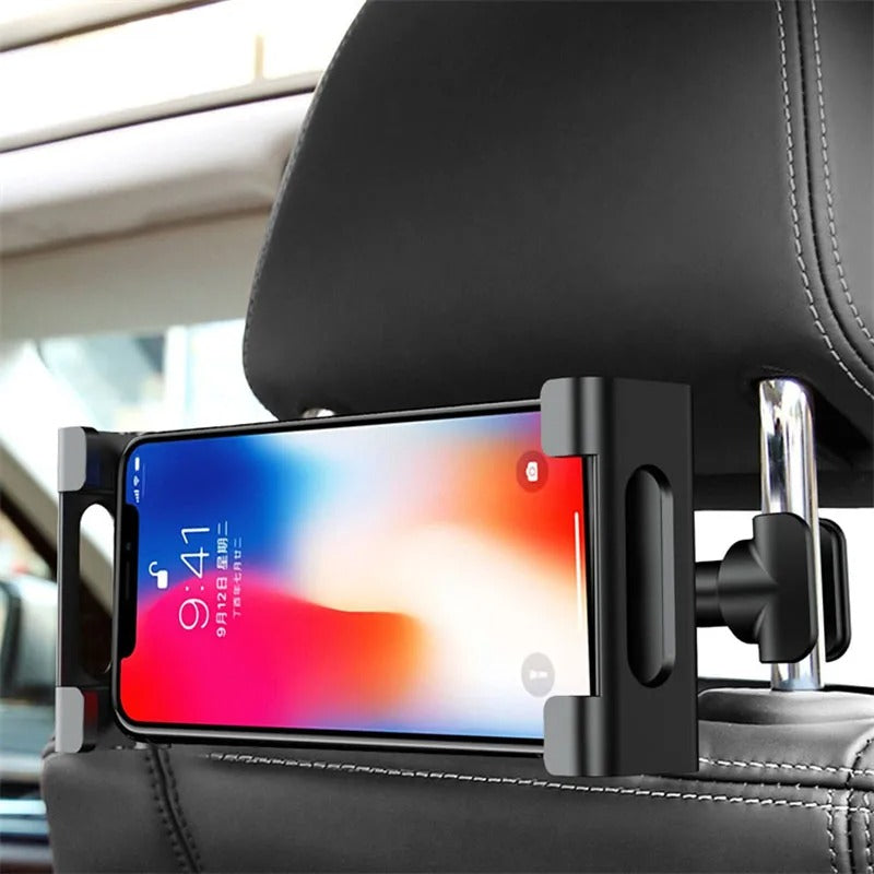 Telescopic Car Rear Pillow Phone Holder - Tablet Car Stand Seat Rear Headrest Mounting Bracket for Phone and Tablet (4-11 Inch)