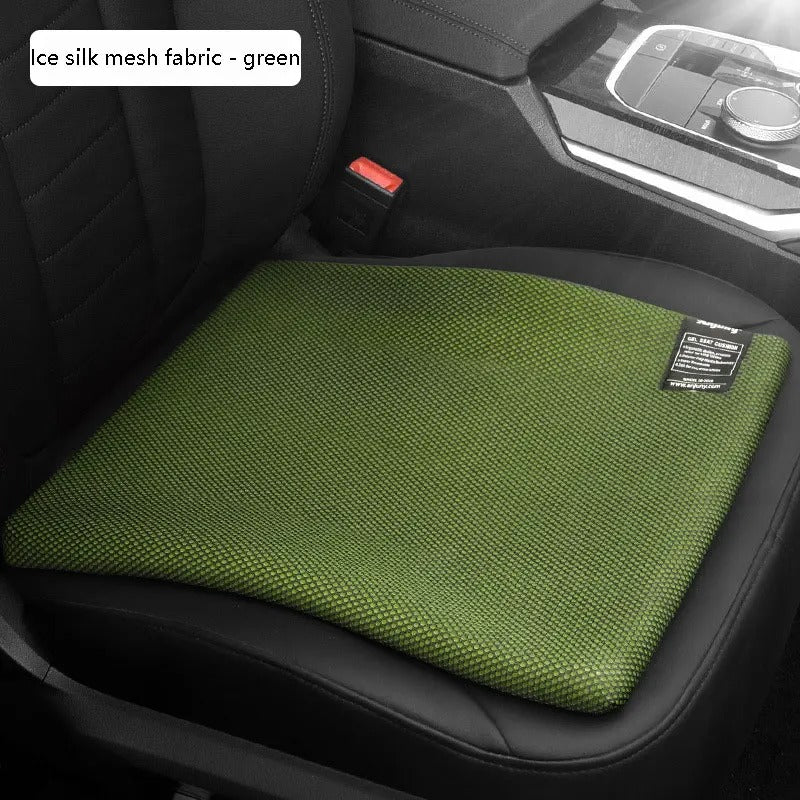 Summer Ice Silk Car Seat Cushion – Breathable Honeycomb Cooling Seat Pad - Delicate Leather  