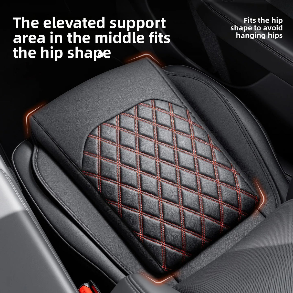 Luxury Nappa-Style Leather Car Seat Cover – Universal Fit, Perforated Design & All-Season Comfort - Delicate Leather
