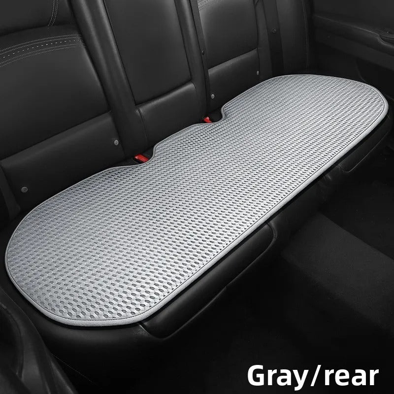 Universal Ice Silk Car Seat Cushion – Breathable Anti-Slip Summer Seat Cover - Delicate Leather