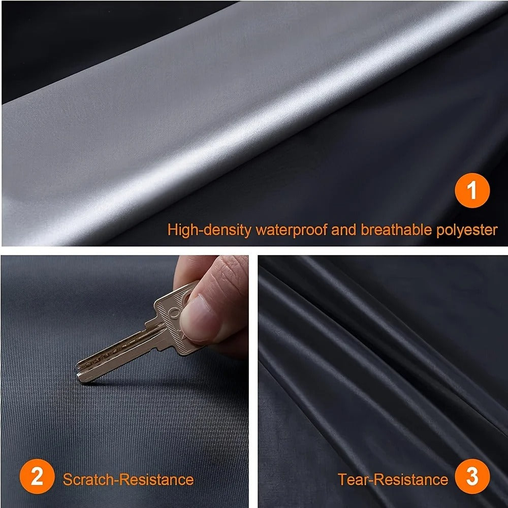 Universal Waterproof Car Cover for Sedan & SUV – All-Weather Protection Against Sun, Rain, Snow, UV & Dust – 190T Full Outdoor Cover