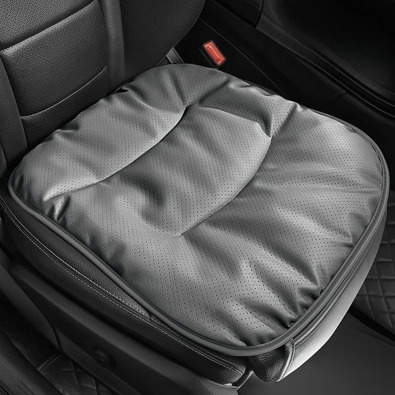 Nappa Leather Car Front Seat Cover – Universal Fit Breathable Protector Cushion for All Seasons - Delicate Leather  