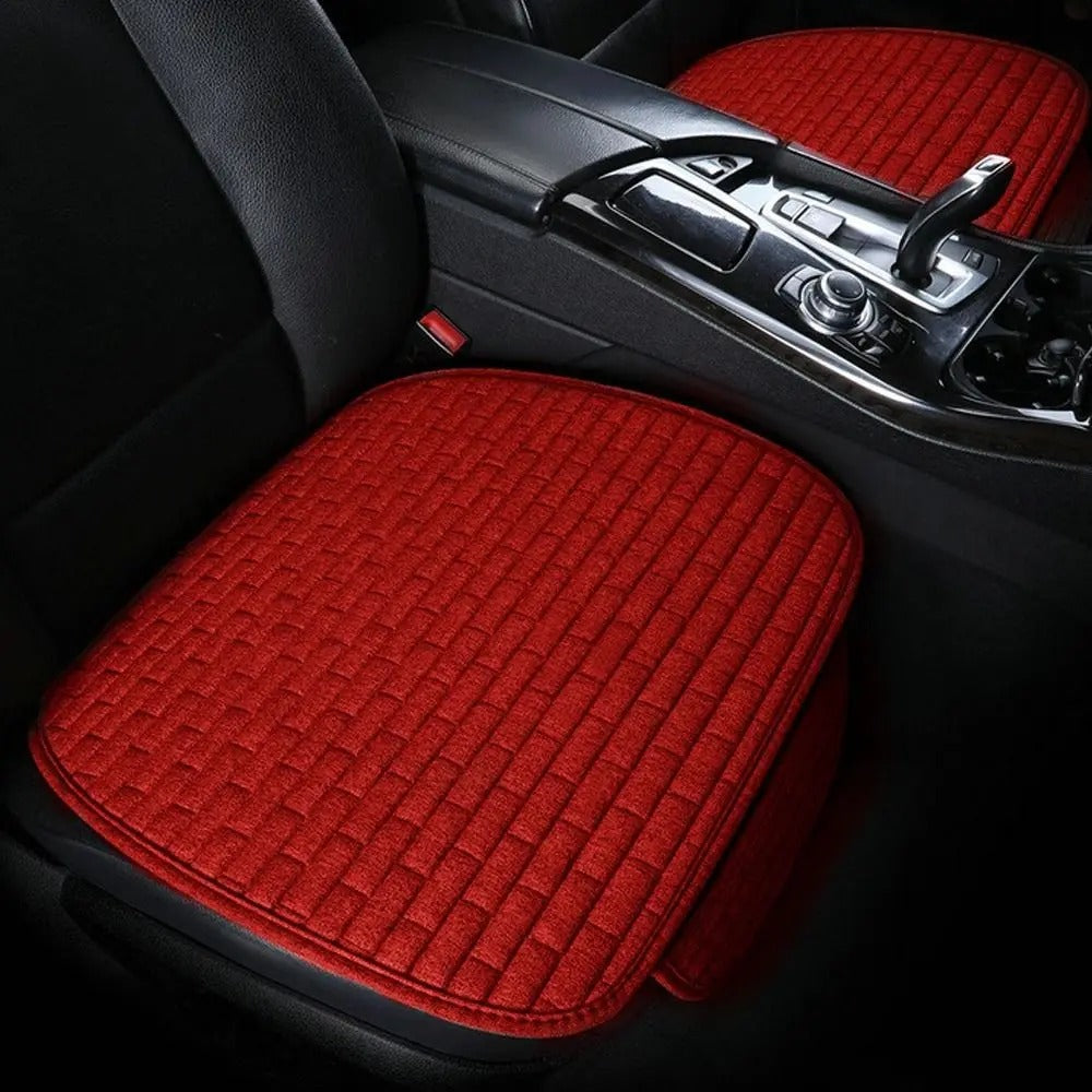 3PCS Universal Anti-Slip Car Seat Cushion Pads for Car Models - Delicate Leather