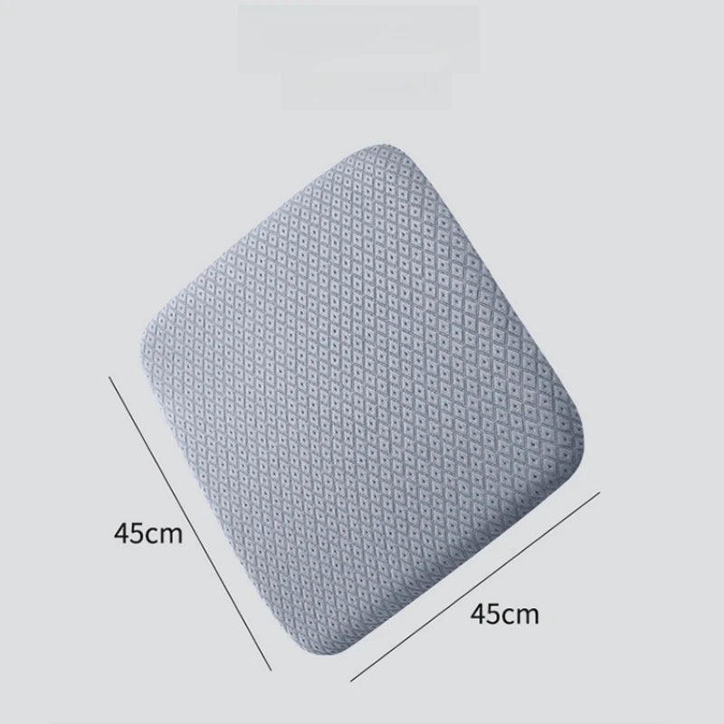 Memory Foam Car Seat Cushion – Breathable Height Boost Mat for Car and Office - Delicate Leather  
