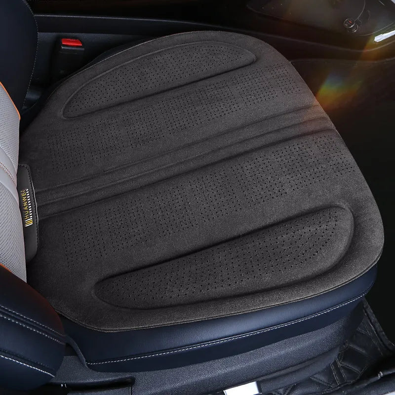 Suede Car Seat Cover – Breathable Ultra-Thin Seat Cushion Pad, Universal Fit - Delicate Leather  