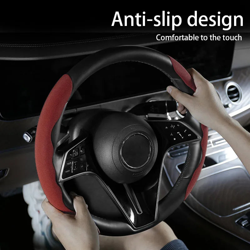Cat Paw Steering Wheel Cover – Frosted Ultra-Thin Anti-Slip Universal Fit - Delicate Leather  