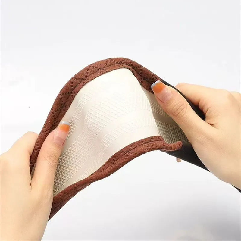Suede Steering Wheel Cover – Universal 38cm Non-Slip Breathable Grip for Cars and SUVs - Delicate Leather  